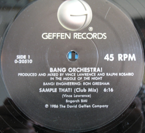 Bang Orchestra! - Sample That!