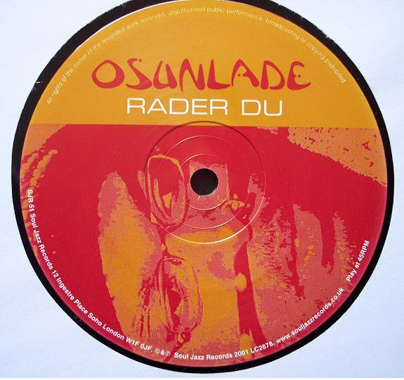 Osunlade - Rader Du / Blackman